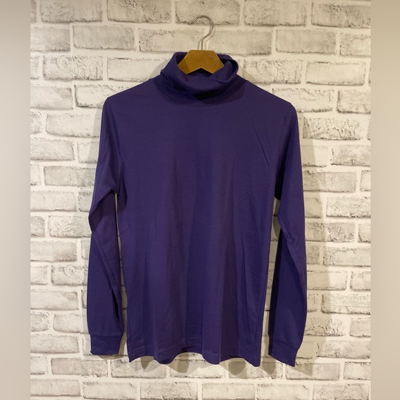 Purple Spring Harbor Turtleneck - Picture 1 of 4